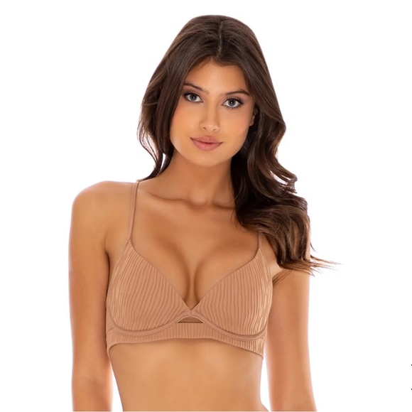 Luli Fama River Dance Underwire Top - Coconut - Size Small - Brand New - Picture 4 of 5